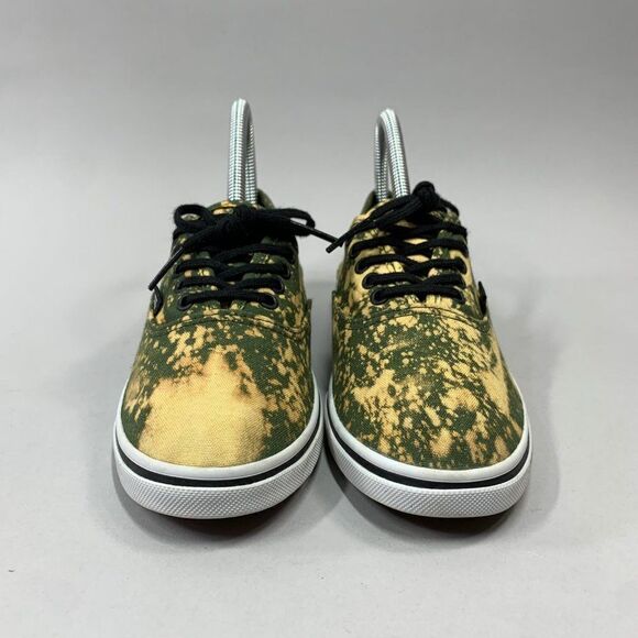 Vans‎ Women's Size 6 Custom Bleached Low Top Canvas Sneakers - Picture 2 of 10